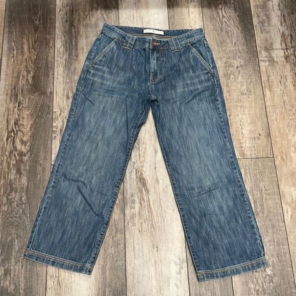 Vintage Tommy Hilfiger Retro Denim Jean Capris Size 4 - Picture 1 of 15